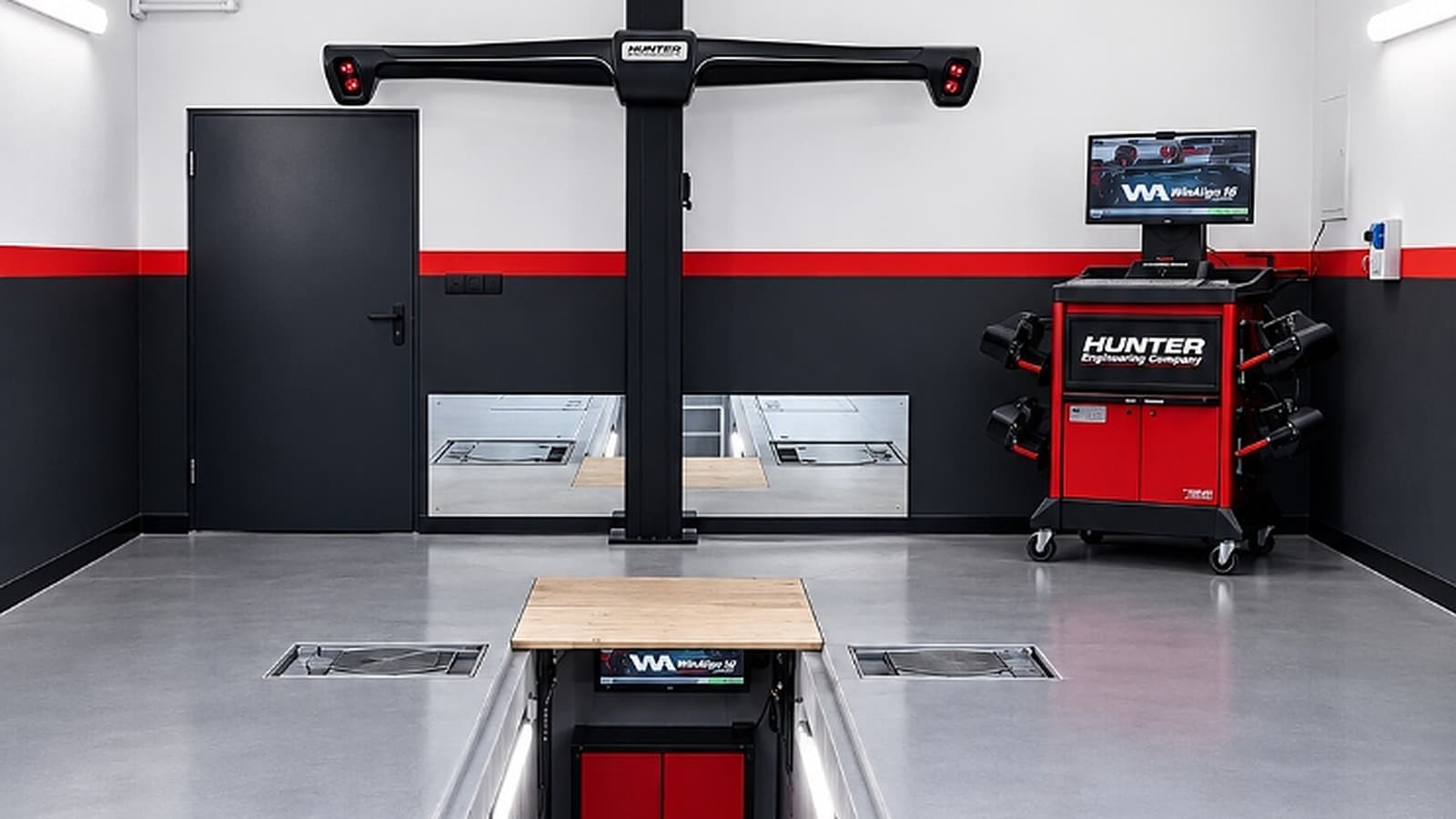 Pomiar geometrii kół na stanowisku Hunter WA 560 Elite w Premio Gerex Bochnia