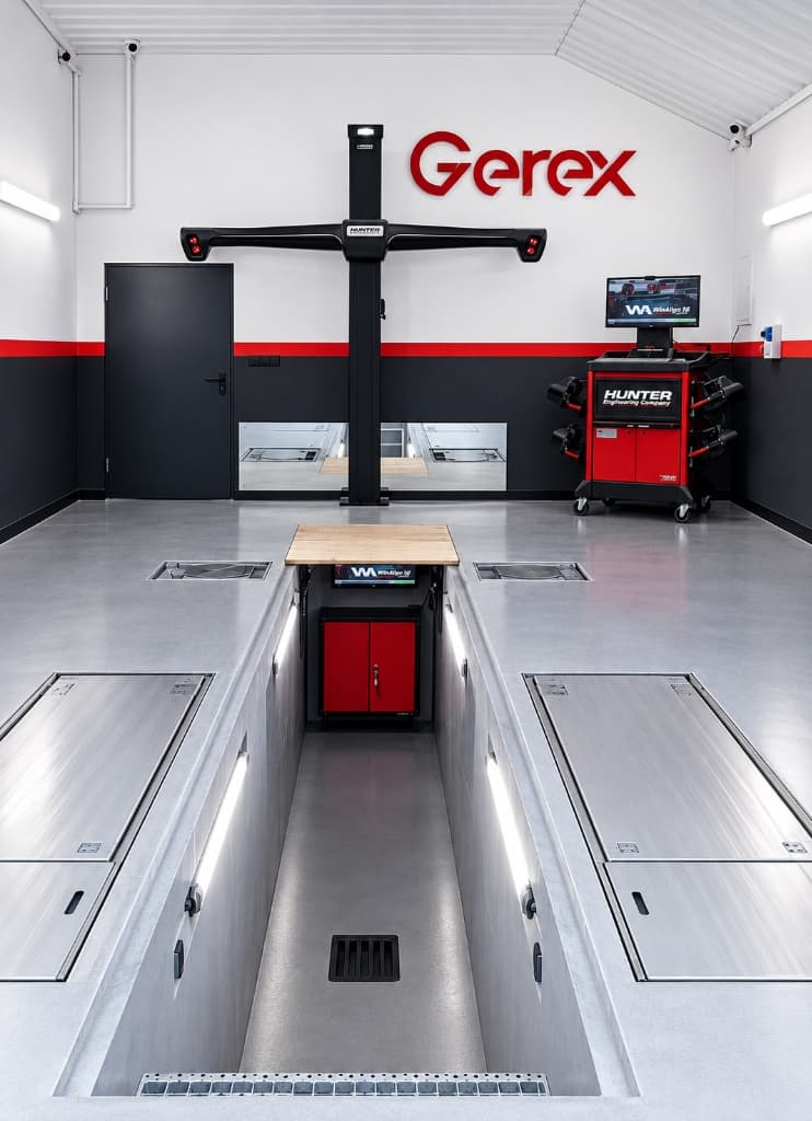 Stanowisko geometrii kół 3D Hunter WA 560 Elite w Gerex Bochnia